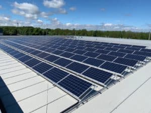 photovoltaic roof installation